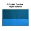 Quill Brand® 2-Pocket Folders, Blue, 25/Box (712520) -Office Essentials Shop C9BD6B02 3CFB 4F6D B821076DCCA18975 s7