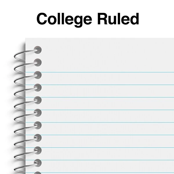Quill Brand® Memo Books, 4" X 6", College Ruled, Assorted Colors, 50 Sheets/Pad, 5 Pads/Pack (TR11495) 4 Quill Brand® Memo Books, 4" X 6", College Ruled, Assorted Colors, 50 Sheets/Pad, 5 Pads/Pack (TR11495) - Image 2