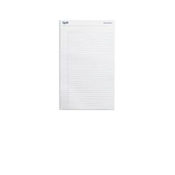 Quill Brand® Standard Series Legal Pad, 8-1/2" X 14", Wide Ruled, White, 50 Sheets/Pad, 12 Pads/Pack (742330)