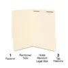 Quill Brand® Heavy-Duty Reinforced Assorted Tabs 1-Fastener Folders, Legal, Manila, 50/Box (737711) -Office Essentials Shop EBF0A67B F235 4CAD 8B5061C2ED47847B s7