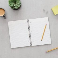 Quill Brand® 1-Subject Notebook, 8" X 10.5", College Ruled, 70 Sheets, Black (TR27499) -Office Essentials Shop F2FFC8AF C93E 42CE 8AAD7E53BF4005A5 s7