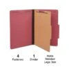 Quill Brand® 2/5-Cut Tab Pressboard Classification File Folders, 1-Partition, 4-Fasteners, Legal, Red, 15/Box (7-47030) 2 Quill Brand® 2/5-Cut Tab Pressboard Classification File Folders, 1-Partition, 4-Fasteners, Legal, Red, 15/Box (7-47030) -Office Essentials Shop FA5B917F 7072 4B95 8FDDDFCBEDFD671E s7