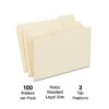 Quill Brand® Heavy-Duty 2-Ply File Folders, 1/3-Cut, Legal, Manila, 100/Box (715434) -Office Essentials Shop FDBAD4B8 3602 4454 A82450AE0C9B4E80 s7