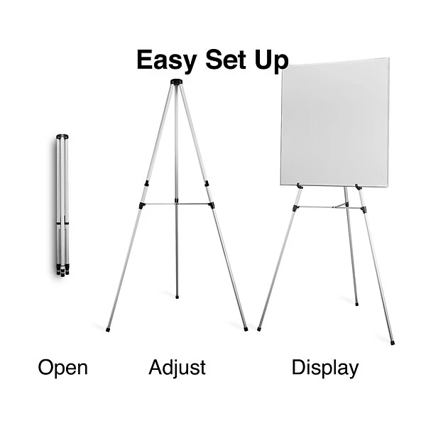 Quill Brand® HD Flipchart/Easel, Aluminum (28221US/50450US) 4 Quill Brand® HD Flipchart/Easel, Aluminum (28221US/50450US) - Image 2