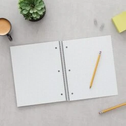 Quill Brand® 1-Subject Notebook, 8" X 10.5", Graph Ruled, 70 Sheets, Black (TR23986) -Office Essentials Shop FFFFC81B 691D 42FF AB45544BF9BD77EE s7