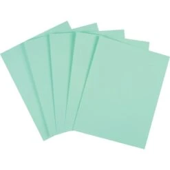 Quill Brand® Cover Stock Paper, 8 1/2" X 11", Green