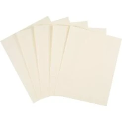 Quill Brand® Card Stock 8 1/2" X 11" Ivory 250/Pack, 110 LB