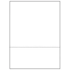 Laser Bond Custom-Cut Sheet Paper, 8.5" X 11", 20 Lbs., White, 500 Sheets/Ream (30030/DPP851035)