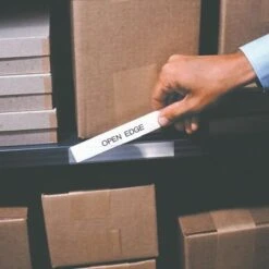 Open Edge 3" X 5" Self Adhesive Label Holders, Clear (LH105)