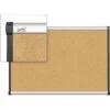 Quill Brand® Cork Bulletin Board, Aluminum Frame, 3'W X 2'H (23679-CC) 1 Quill Brand® Cork Bulletin Board, Aluminum Frame, 3'W X 2'H (23679-CC) -Office Essentials Shop s0612999 s7