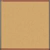 Quill Brand® Durable Cork Bulletin Board, Cherry Finish Frame, 4'W X 4'H (23686-CC) -Office Essentials Shop s0613042 s7