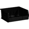 Quill Brand® 10-7/8" X 11" X 5" Plastic Stack And Hang Bins, Black, 6/Ct (BINP1111K)