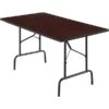Quill Brand® Folding Table, 72"L X 30"W, Walnut (27096/51255) 2 Quill Brand® Folding Table, 72"L X 30"W, Walnut (27096/51255) -Office Essentials Shop s0951560 s7