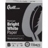 Quill Brand® 8.5" X 11" Laser & Inkjet Print Paper, 24 Lbs., 98 Brightness, 500 Sheets/Ream, 10 Reams/Carton (720423CT) -Office Essentials Shop s0969036 s7