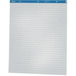 Quill Brand® Ruled Easel Pad, 27" X 34", White, 50 Sheets/Pad, 2 Pads/Box (720444)