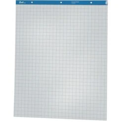 Quill Brand® Grid Style Easel Pad, 27" X 34", White, 50 Sheets/Pad, 2 Pads/Box (720446)