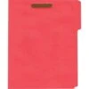 Quill Brand® 1/3-Cut Assorted 2-Fastener Folders, Letter, Red, 50/Box (7354RD) -Office Essentials Shop s1009037 s7