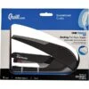 Quill Brand® One-Touch™ Plus Desktop Full Strip Stapler, 30 Sheet Capacity, Black (26458QCC) -Office Essentials Shop s1010497 s7