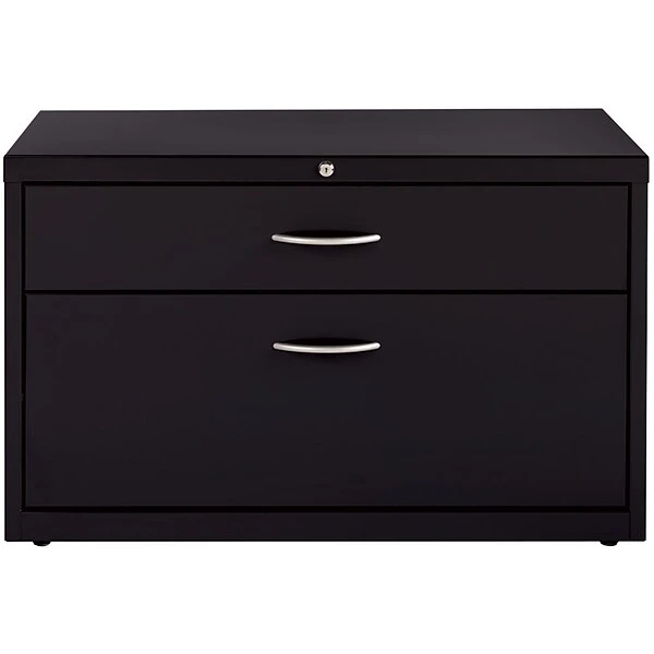 Quill Brand® 36" Low Credenza Lateral File, Box/File, Black (UN28461) 4 Quill Brand® 36" Low Credenza Lateral File, Box/File, Black (UN28461) - Image 2