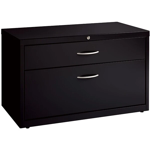 Quill Brand® 36" Low Credenza Lateral File, Box/File, Black (UN28461) 3 Quill Brand® 36" Low Credenza Lateral File, Box/File, Black (UN28461)