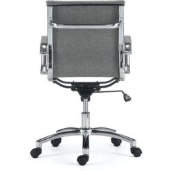 Quill Brand® Everell Fabric Managers Chair, Gray (53279) 9 Quill Brand® Everell Fabric Managers Chair, Gray (53279) -Office Essentials Shop s1127094 s7