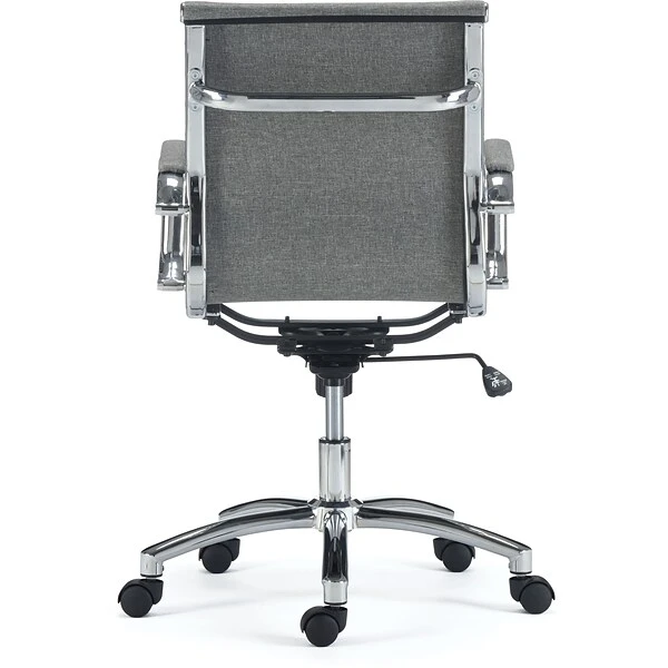 Quill Brand® Everell Fabric Managers Chair, Gray (53279) 6 Quill Brand® Everell Fabric Managers Chair, Gray (53279) - Image 4