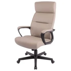 Quill Brand® Rutherford Luxura Manager Chair, Tan/Modern Gray (45609) -Office Essentials Shop s1143254 s7