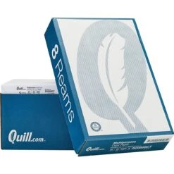 Quill Brand® 8.5" X 11" Multipurpose Copy Paper, 20 Lbs., 94 Brightness, 500 Sheets/Ream, 8 Reams/Carton (820888CT) -Office Essentials Shop s1161823 s7