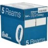 Quill Brand® 8.5" X 11" Multipurpose Copy Paper, 20 Lbs., 94 Brightness, 500 Sheets/Ream, 5 Reams/Carton (520555) -Office Essentials Shop s1161828 s7