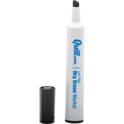 Quill Brand® Dry Erase Markers, Chisel Tip, Black, 12/Pack (787139) -Office Essentials Shop s1192025 s7