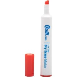 Quill Brand® Dry Erase Markers, Chisel Tip, Red, 12/Pack (787137) -Office Essentials Shop s1192293 s7