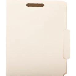 Quill Brand® Right-Cut 2-Fastener Letter Size Folders, Manila, 50/Box (732006)