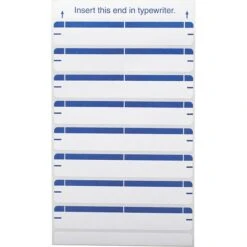 Quill Brand® Laser/Inkjet File Folder Labels, 19/32" X 3-1/2", Dark Blue, 248 Labels (733802)