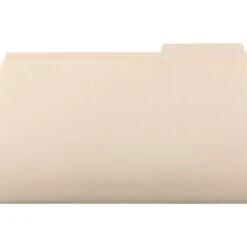 Quill Brand® Heavy-Duty 2-Ply File Folders, 1/3-Cut, Legal, Manila, 100/Box (715434) -Office Essentials Shop s1197002 s7