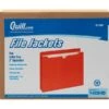 Quill Brand® Reinforced File Jacket, 2" Expansion, Letter Size, Red, 50/Box (74920RD) -Office Essentials Shop s1201205 s7