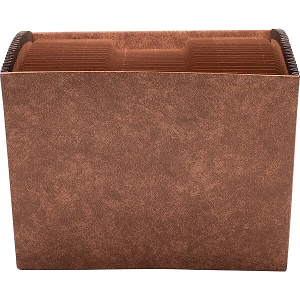 Quill Brand® Heavy-Duty Reinforced Expanding File, 1-31 Index, 31 Pockets, Letter Size, Brown (723312) 3 Quill Brand® Heavy-Duty Reinforced Expanding File, 1-31 Index, 31 Pockets, Letter Size, Brown (723312)