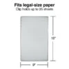 Quill Brand® Aluminum Clipboard, Legal, Silver, 8.5" X 14", 1/PK -Office Essentials Shop s1206519 s7