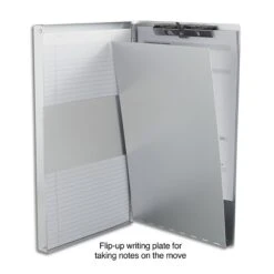 Quill Brand® Aluminum Clipboard, Legal, Silver, 8.5" X 14", 1/PK 10 Quill Brand® Aluminum Clipboard, Legal, Silver, 8.5" X 14", 1/PK -Office Essentials Shop s1206521 s7