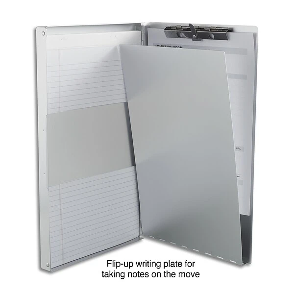 Quill Brand® Aluminum Clipboard, Legal, Silver, 8.5" X 14", 1/PK 6 Quill Brand® Aluminum Clipboard, Legal, Silver, 8.5" X 14", 1/PK - Image 4