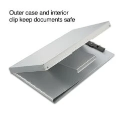 Quill Brand® Aluminum Clipboard, Legal, Silver, 8.5" X 14", 1/PK 9 Quill Brand® Aluminum Clipboard, Legal, Silver, 8.5" X 14", 1/PK -Office Essentials Shop s1206522 s7