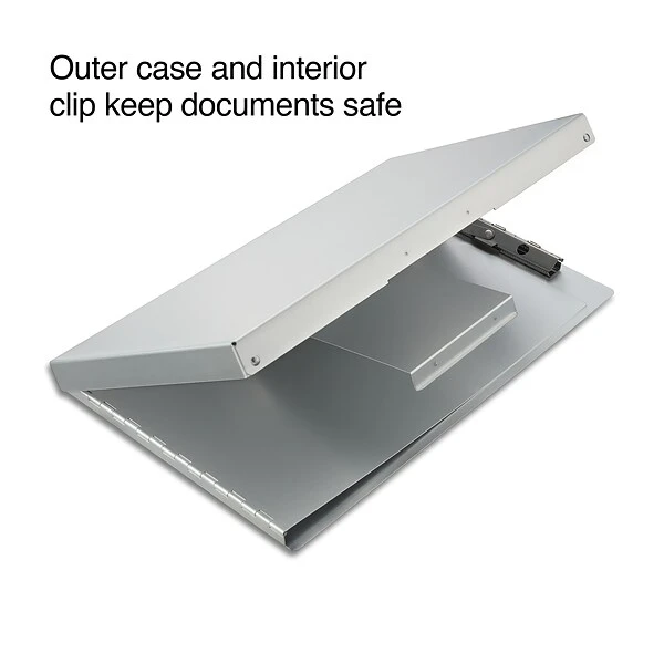 Quill Brand® Aluminum Clipboard, Legal, Silver, 8.5" X 14", 1/PK 5 Quill Brand® Aluminum Clipboard, Legal, Silver, 8.5" X 14", 1/PK - Image 3