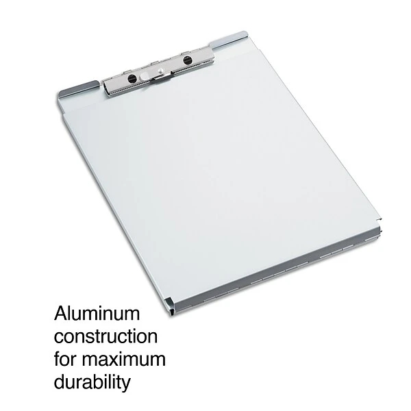 Quill Brand® Aluminum Storage Clipboard, Letter, Silver, 12-3/4" X 9-1/4" X 1-1/8", 1/Pk 4 Quill Brand® Aluminum Storage Clipboard, Letter, Silver, 12-3/4" X 9-1/4" X 1-1/8", 1/Pk - Image 2