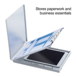 Quill Brand® Aluminum Storage Clipboard, Letter, Silver, 12-3/4" X 9-1/4" X 1-1/8", 1/Pk 10 Quill Brand® Aluminum Storage Clipboard, Letter, Silver, 12-3/4" X 9-1/4" X 1-1/8", 1/Pk -Office Essentials Shop s1206526 s7