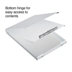 Quill Brand® Aluminum Storage Clipboard, Letter, Silver, 12-3/4" X 9-1/4" X 1-1/8", 1/Pk 9 Quill Brand® Aluminum Storage Clipboard, Letter, Silver, 12-3/4" X 9-1/4" X 1-1/8", 1/Pk -Office Essentials Shop s1206527 s7