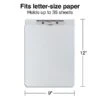 Quill Brand® Aluminum Storage Clipboard, Letter, Silver, 12-3/4" X 9-1/4" X 1-1/8", 1/Pk 2 Quill Brand® Aluminum Storage Clipboard, Letter, Silver, 12-3/4" X 9-1/4" X 1-1/8", 1/Pk -Office Essentials Shop s1206528 s7