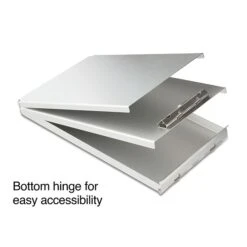 Quill Brand® Aluminum Clipboard, Memo, Silver, 10" X 6-1/4" X 1-1/8", 1/Pk 9 Quill Brand® Aluminum Clipboard, Memo, Silver, 10" X 6-1/4" X 1-1/8", 1/Pk -Office Essentials Shop s1206607 s7