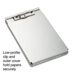 Quill Brand® Aluminum Clipboard, Memo, Silver, 10" X 6-1/4" X 1-1/8", 1/Pk 8 Quill Brand® Aluminum Clipboard, Memo, Silver, 10" X 6-1/4" X 1-1/8", 1/Pk -Office Essentials Shop s1206608 s7
