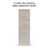 Quill Brand® 4-Drawer Vertical File Cabinet, Locking, Letter, Putty/Beige, 18"D (52147) 1 Quill Brand® 4-Drawer Vertical File Cabinet, Locking, Letter, Putty/Beige, 18"D (52147) -Office Essentials Shop s1212843 s7