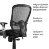 Quill Brand® Corvair Mesh Back Luxura Faux Leather Computer And Desk Chair, Black (23097) 1 Quill Brand® Corvair Mesh Back Luxura Faux Leather Computer And Desk Chair, Black (23097) -Office Essentials Shop s1220745 s7