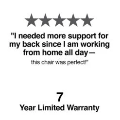 Quill Brand® Corvair Mesh Back Luxura Faux Leather Computer And Desk Chair, Black (23097) -Office Essentials Shop s1220844 s7